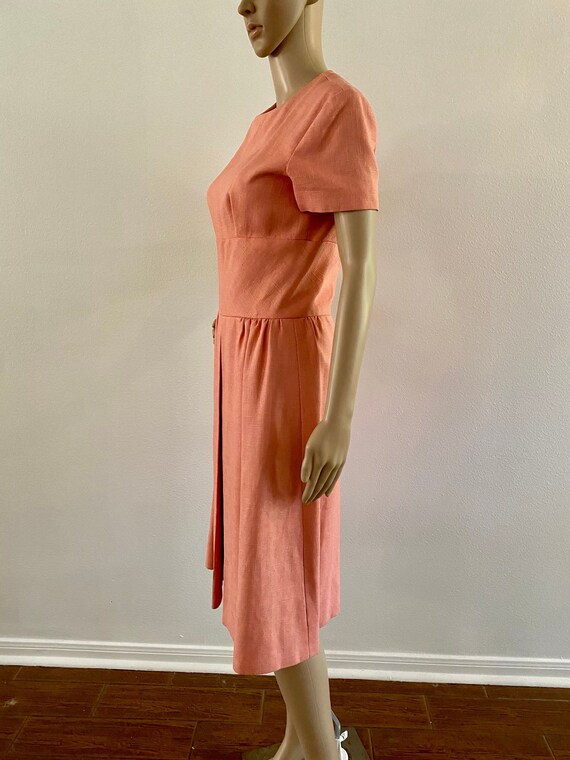 Vintage 1960's Pink Dress, Size Small / Medium. S… - image 2