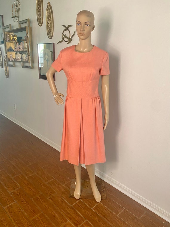 Vintage 1960's Pink Dress, Size Small / Medium. S… - image 1