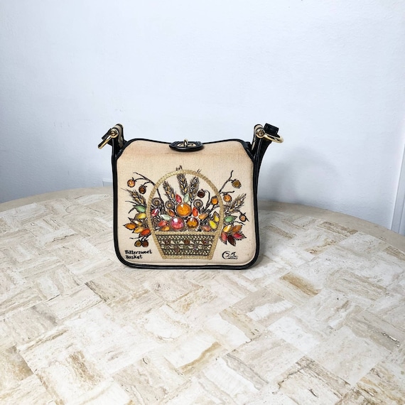 Whimsical Enid Collins Blonde Wood Jeweled Sea Life Themed Box Purse c  1960s at 1stDibs | enid collins peacock purse, enid collins purse,  whimsical purses