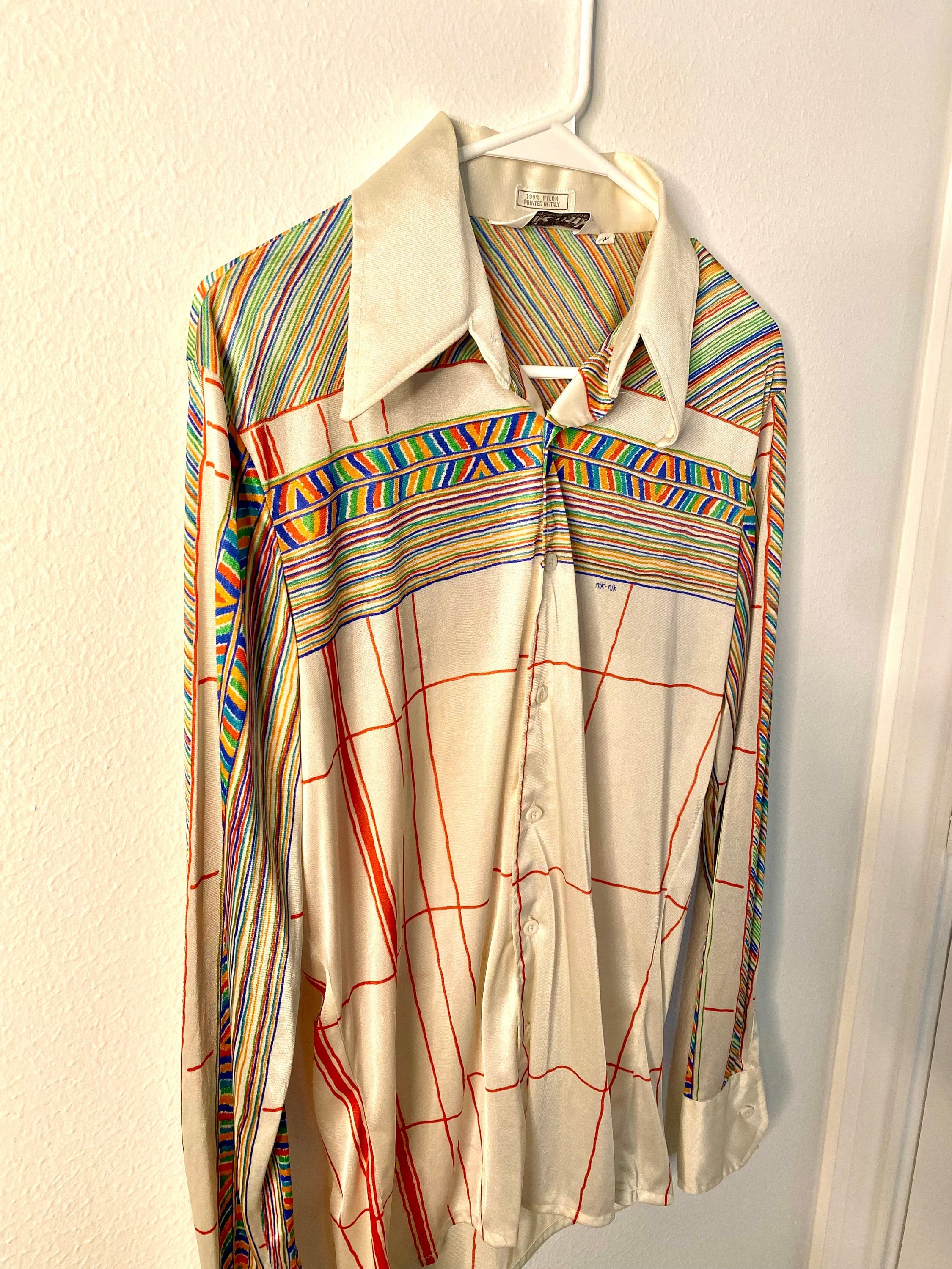 贅沢品 70s 【超目玉】 nik•nik 16900円 L/S SEEALL/シーオール