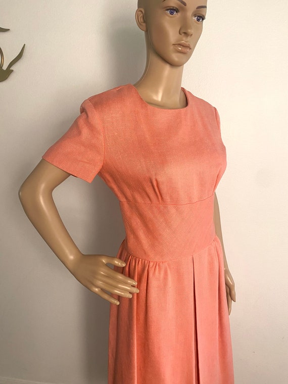 Vintage 1960's Pink Dress, Size Small / Medium. S… - image 10