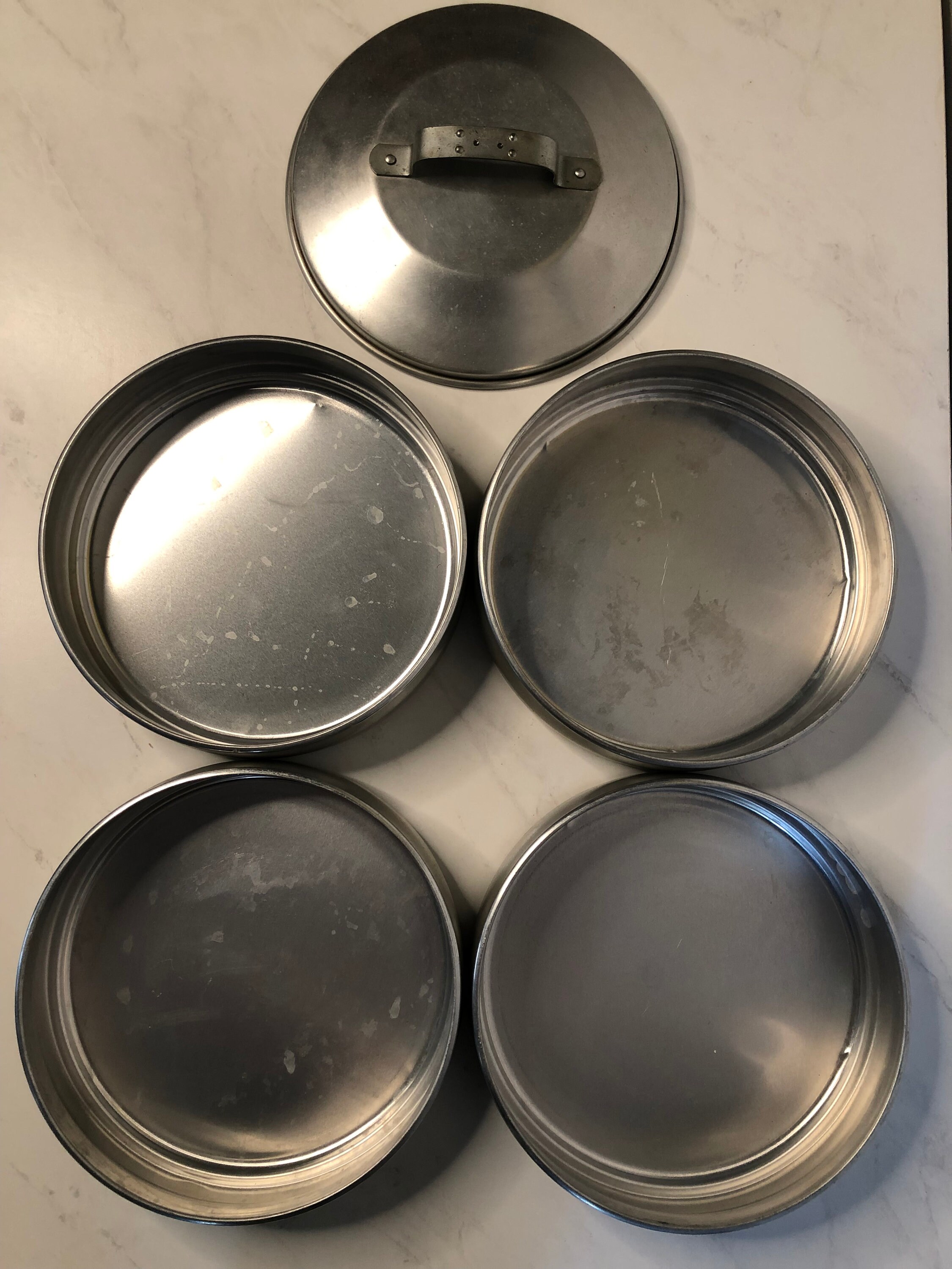 Vintage 60's Stackable Pie Canister in Chrome. Retro - Etsy