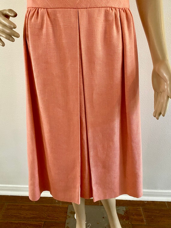 Vintage 1960's Pink Dress, Size Small / Medium. S… - image 6