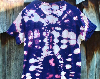 Medium Guitar Tie-Dye Acid Washed T-Shirt