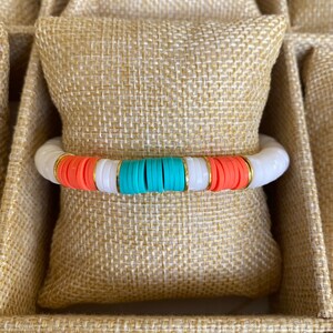 Inspired Miami Dolphins Game Day Accent Stretch Bracelet