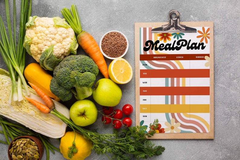 Printable Weekly Meal Plan Meal Planner Printable Instant - Etsy