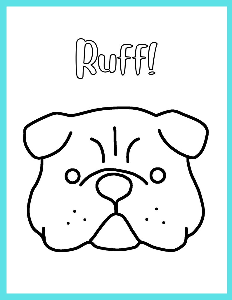 Pawsome Pals: Printable Dog Coloring Pages for Dog Lovers and Art