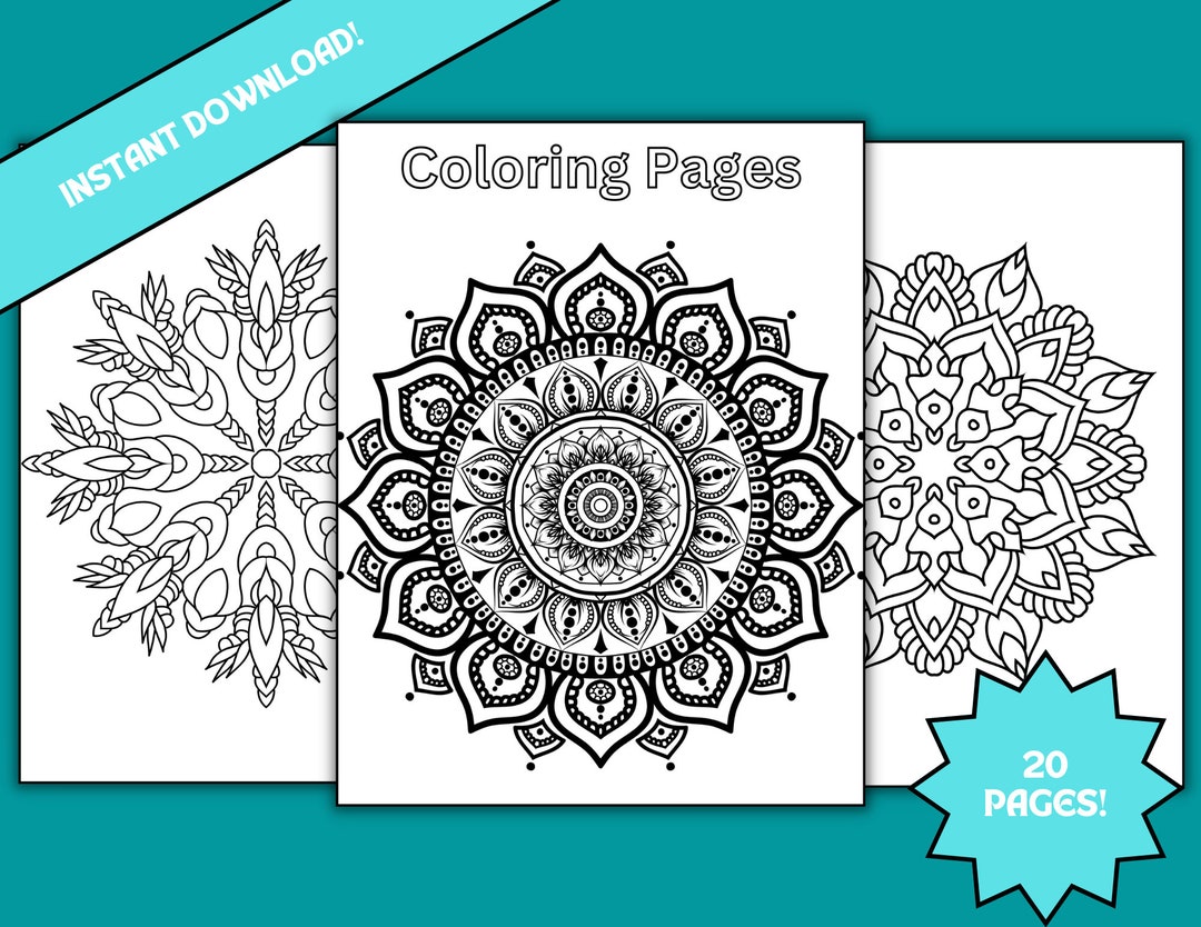 Color Your World: Mandala Coloring Pages for Stress Relief and Artistic