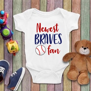 Newest Braves Fan baby bodysuit