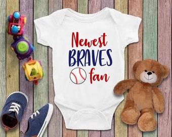Newest Braves Fan baby bodysuit