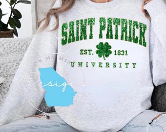 St.Patrick’s  university crewneck
