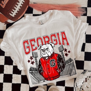 Georgia retro game day shirt
