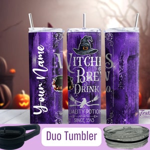 Witches Brew Halloween Personalized Tumbler