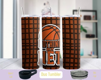 Nothing But Net Basketball Tumbler -Basketball Net