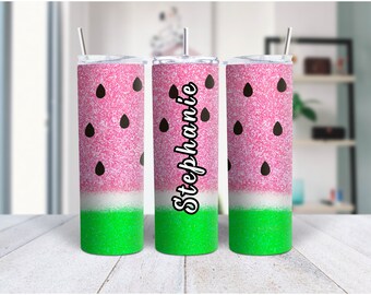 Summertime Watermelon Thermal Tumbler