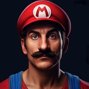 Mario Mario | Super Mario Bros | Midjourney Art