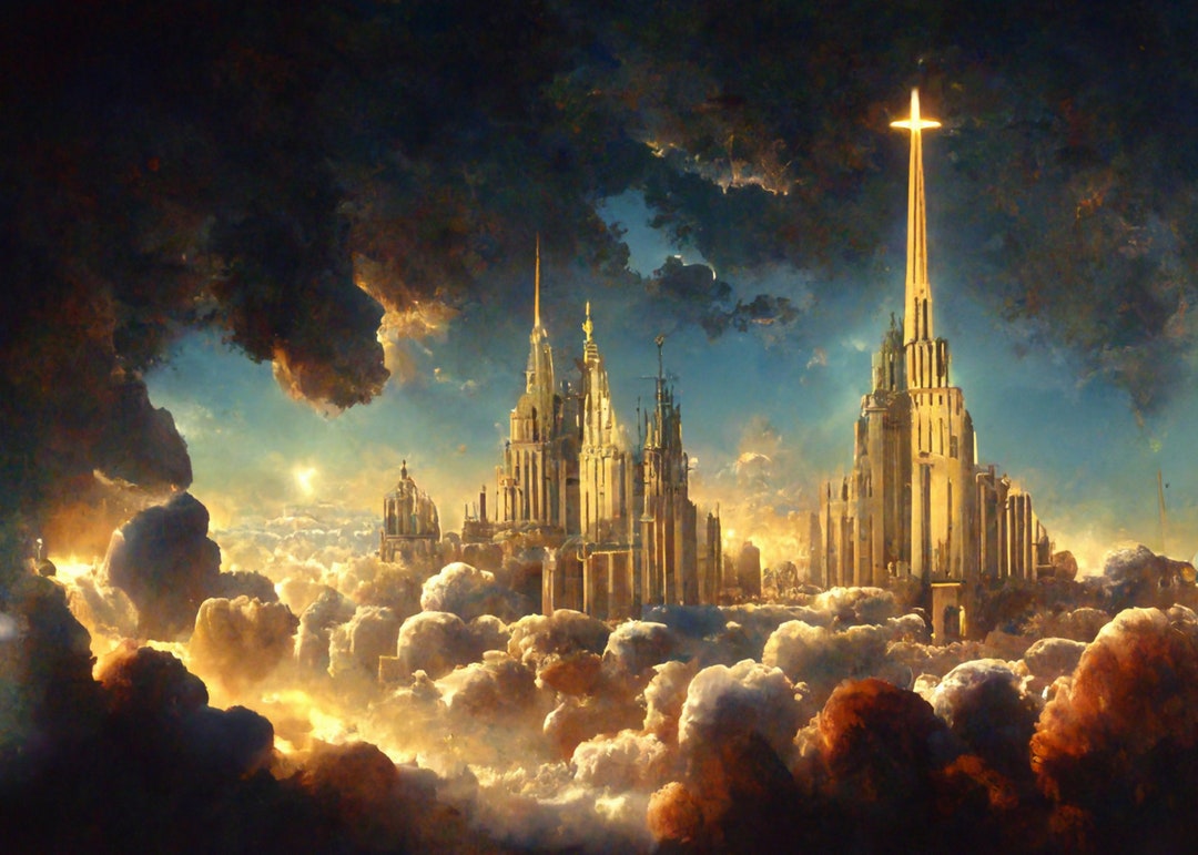 Kingdom of Heaven Digital Download Midjourney Art Etsy