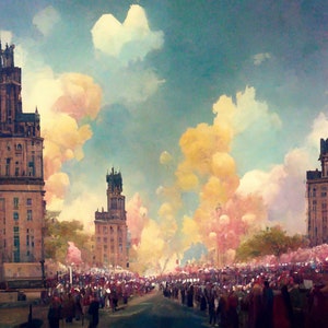 Victory Parade | Digital Download | Midjourney Art