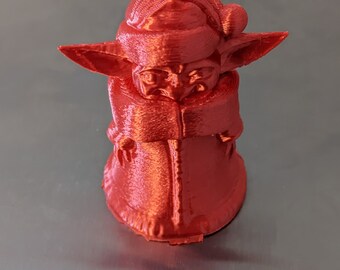 Grogu Santa Ornaments (color sólido)