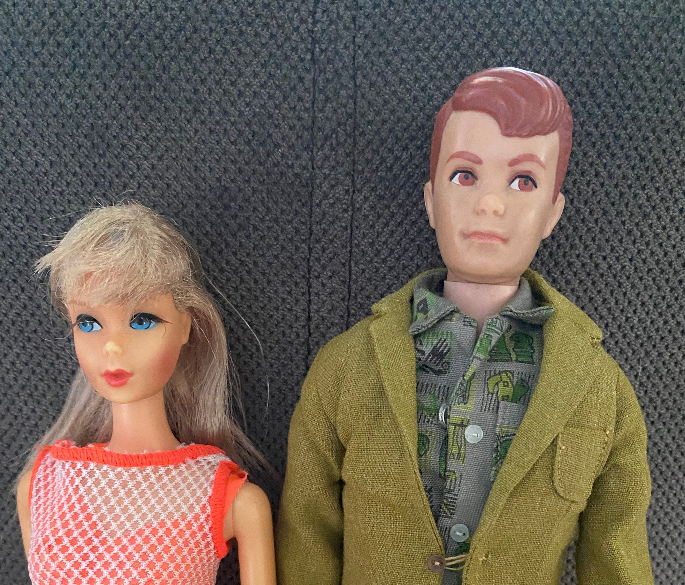 Barbie 1967 Twist & Turn Doll and Allan Doll PLUS Vintage 