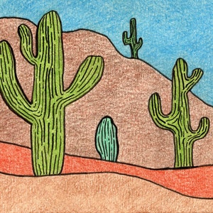 Carte postale Mer de Saguaro