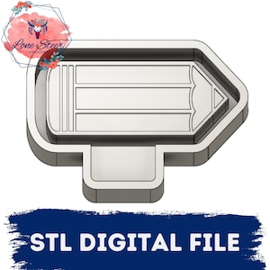 Pencil Freshie Blank for Molding 3D printer file STL