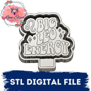 Big Leo Energy Freshie Blank for Molding 3D printer file STL