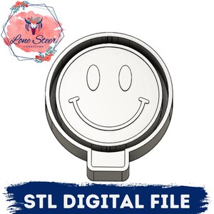 Smiley Freshie Blank for Molding 3D printer file STL