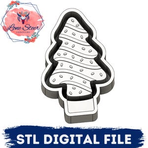 Christmas Tree Cake Freshie Blank for Molding 3D printer file STL