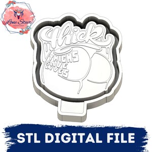 Thick Thighs Save Lives Freshie Blank for Molding 3D printer file STL