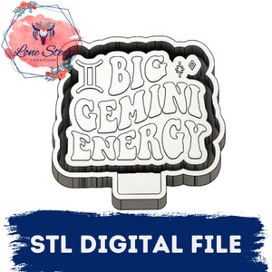 Big Gemini Energy Freshie Blank for Molding 3D printer file STL