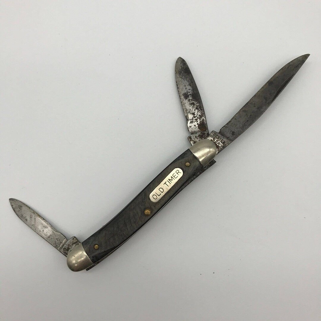 Ulster Old Timer 58OT 3blade Folding 3.25 Inch Pocket Knife USA Etsy