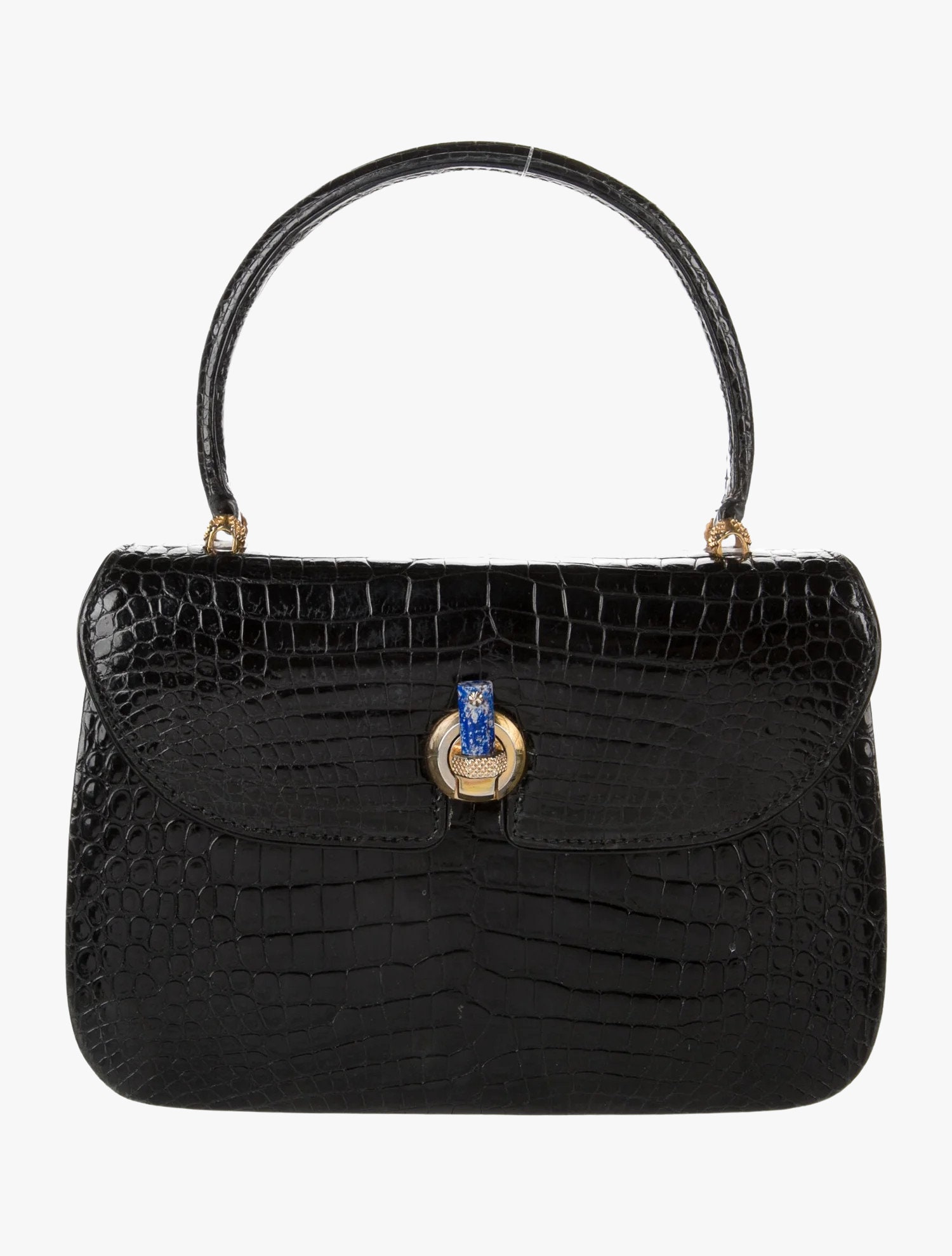 Gucci Crocodile Leather Vintage Handle Bag 1970s Exotic -  Finland