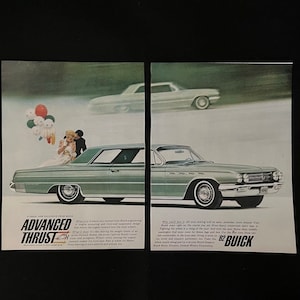 1961 Buick Vintage Magazine Ad | Nostalgia Decor | Retro Wall Art | 10.5&quot;x13.5&quot;