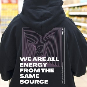 Energy Source Hoodie, Spiritual Sweatshirt, Angel Number 33