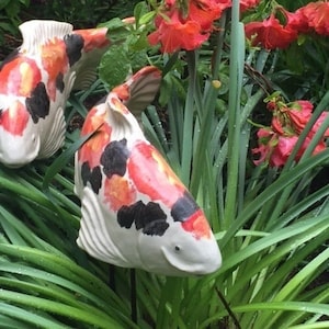 Set of Three Kohaku Koi