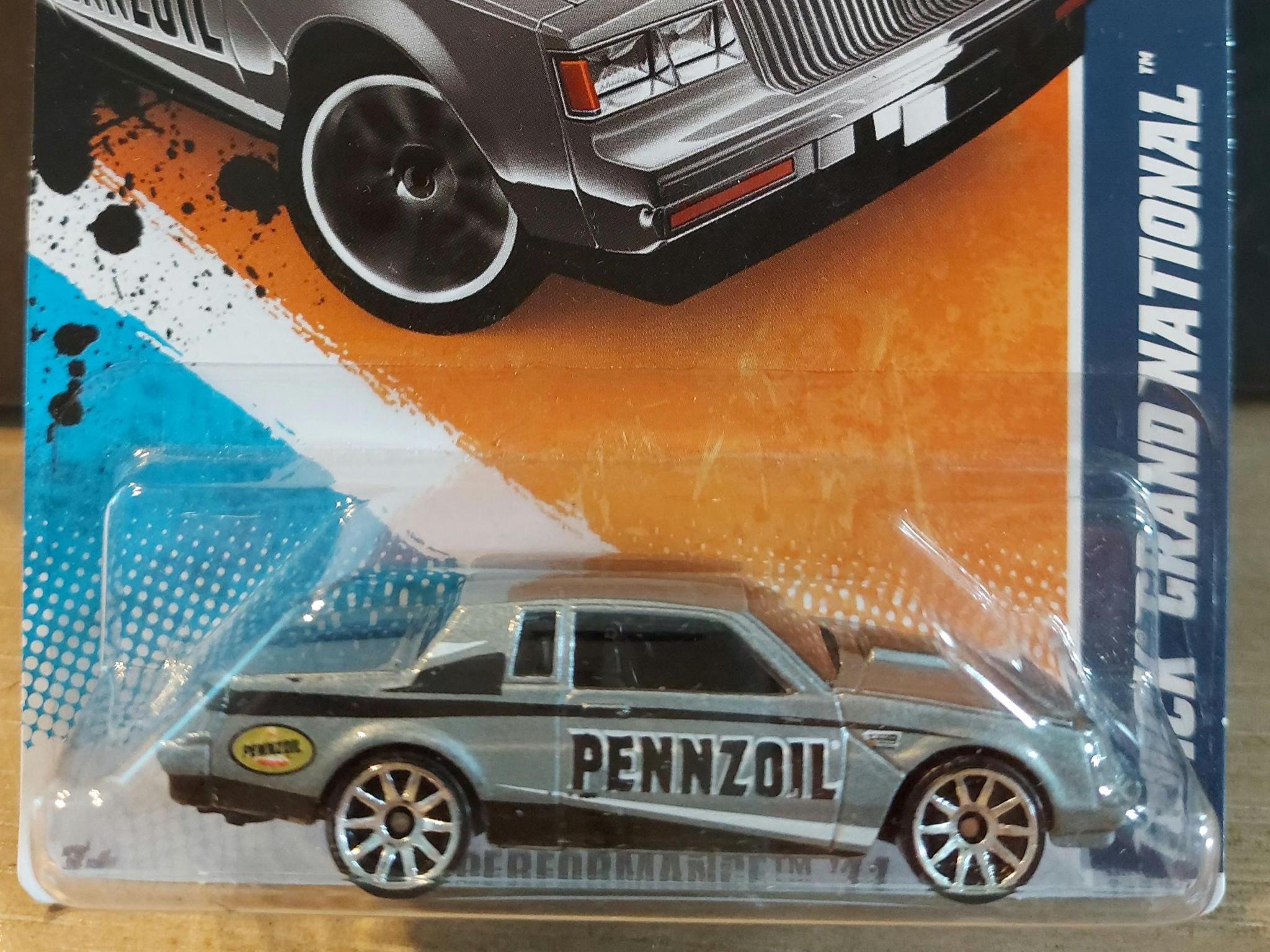 Hot Wheels - BUICK Grand National W/pennzoil Logo - NIP - Gray