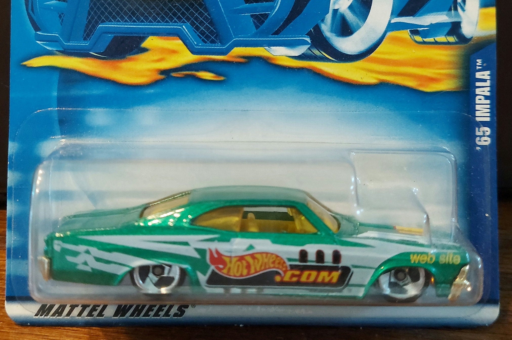 Hot Wheels Vintage '65 IMPALA Lowrider W/hotwheels.com Logo NIP