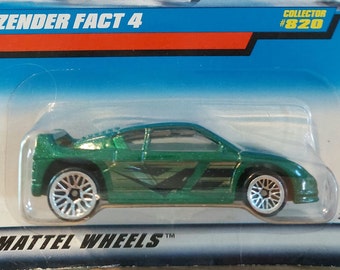 Hot Wheels Vintage ZENDER FACT 4 - NIP - Green - 1998