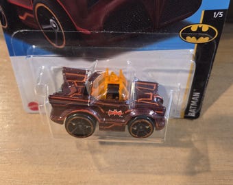 Hot Wheels - Classic TV Series Batmobile - Tooned Version - NIP- Orange Tint