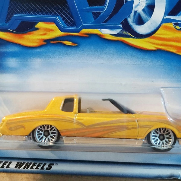 Hot Wheels Vintage MONTEZOOMA Monte Carlo - 2001 First Editions - NIP - Yellowish Orange