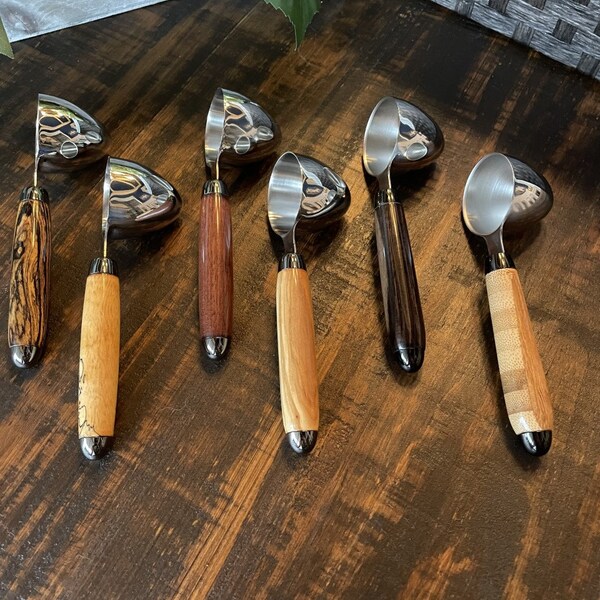Wood Coffee Scoop Etsy