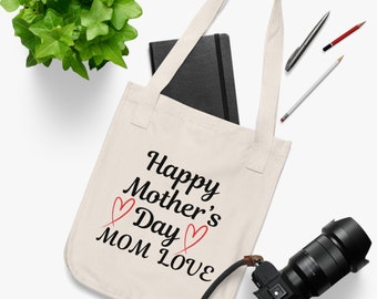 MOM Organic Canvas Tote Bag, Moederdag eco-vriendelijke tas cadeau, beste kwaliteit moeder aanwezig, moeder cadeau