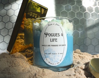 Outer Banks show candle - Pogues 4 life - soy handmade fandom inspired Studio and Juliet candle