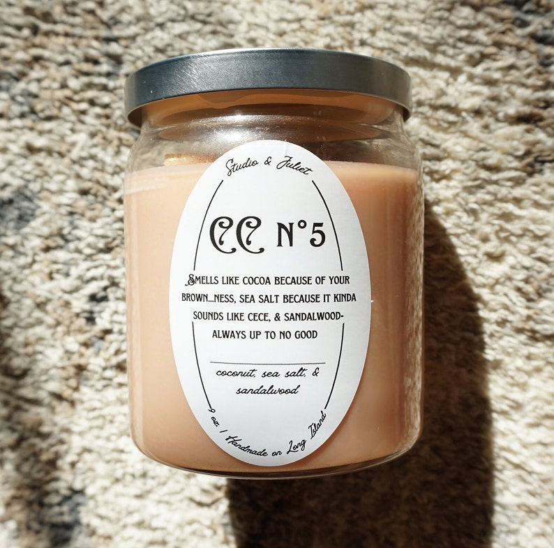 CC No. 5 Schmidt New Girl pop culture fandom inspired candle by Studio and Juliet image 2