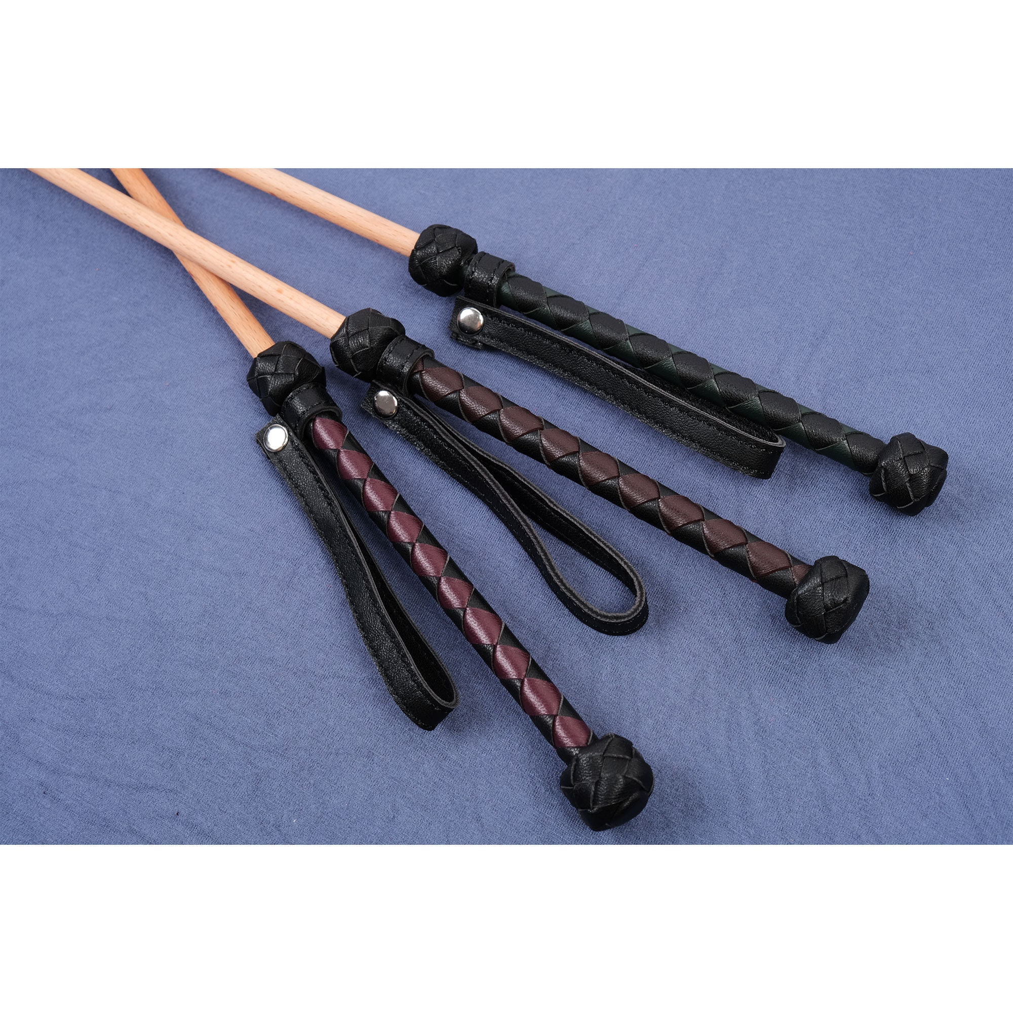 Lambskin Wrapped Handle Spanking Cane/bdsm Cane/rattan Cane Punishment ...