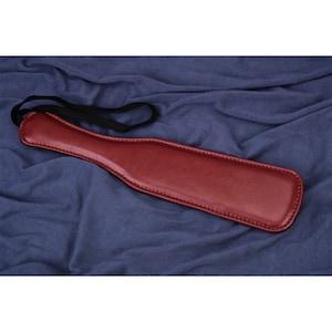 Handmade Cute Vegan Leather Spanking paddle/Red Vampire Paddle Spanking/DDLG Spanker/Floggers And Whips/Kinky Fetish/Impact Play MATURE