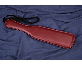 Handmade Cute Vegan Leather Spanking paddle/Red Vampire Paddle Spanking/DDLG Spanker/Floggers And Whips/Kinky Fetish/Impact Play MATURE