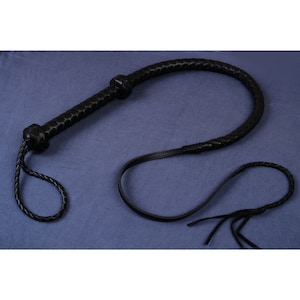 Vegan Leather Bullwhips 5 Feet 8 Strands Bull whip/Leather Bull Whips/Indiana Jones Bullwhip/Heavy Duty Flog Whip/Thuddy Impact Play MATURE