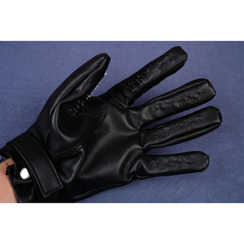 BDSM Vampire Gloves With Spikes/soft Vegan Leather Spiked Gloves
